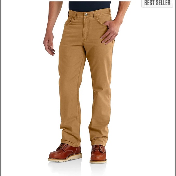 Carthart Men's Tan Pants - Picture 1 of 15